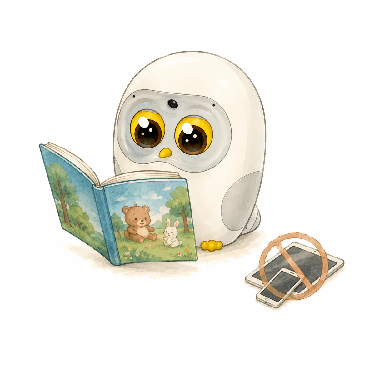 Screen-free reading with Luka and picture books